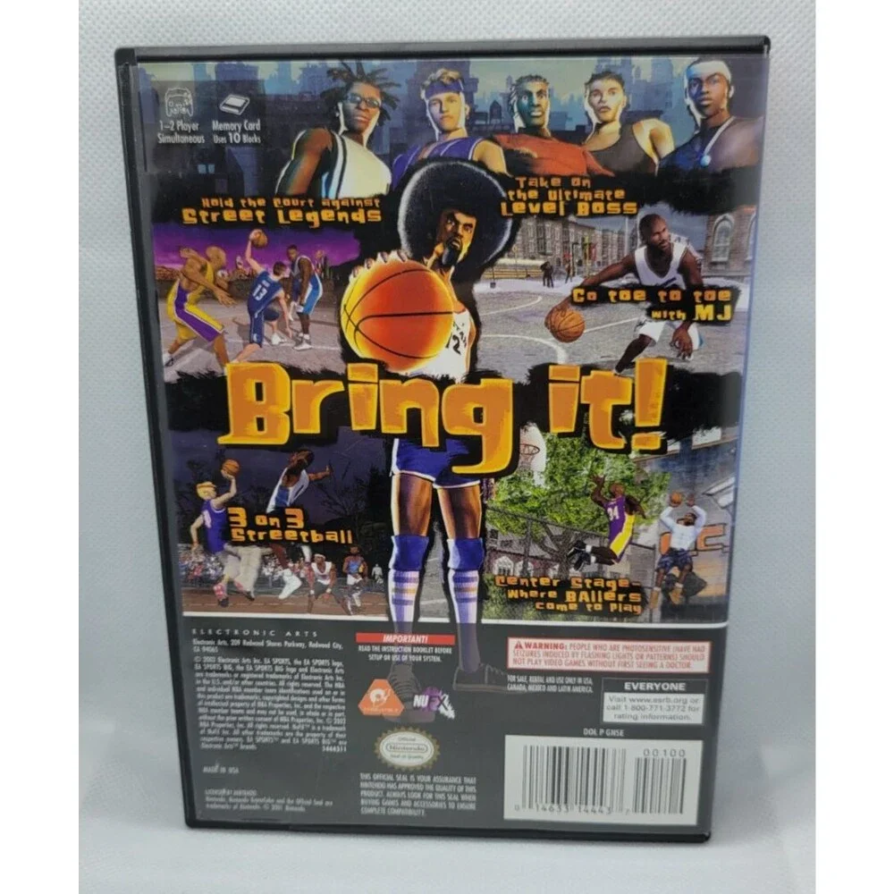 NBA Street (Nintendo GameCube, 2002) - Missing Game Manual
